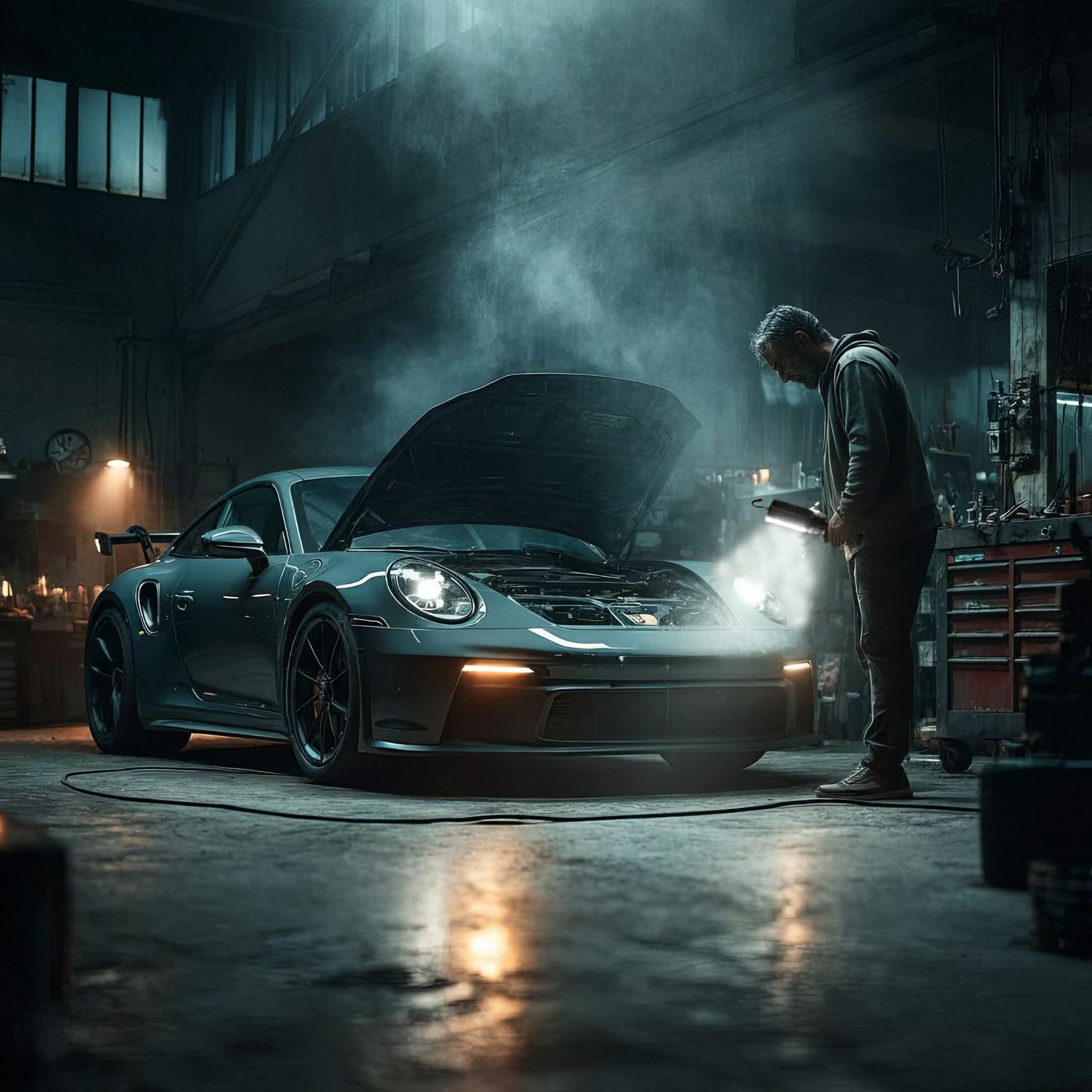 Maclean Arbeitsleuchte MCE307, Wiederaufladbares COB-Arbeitslicht