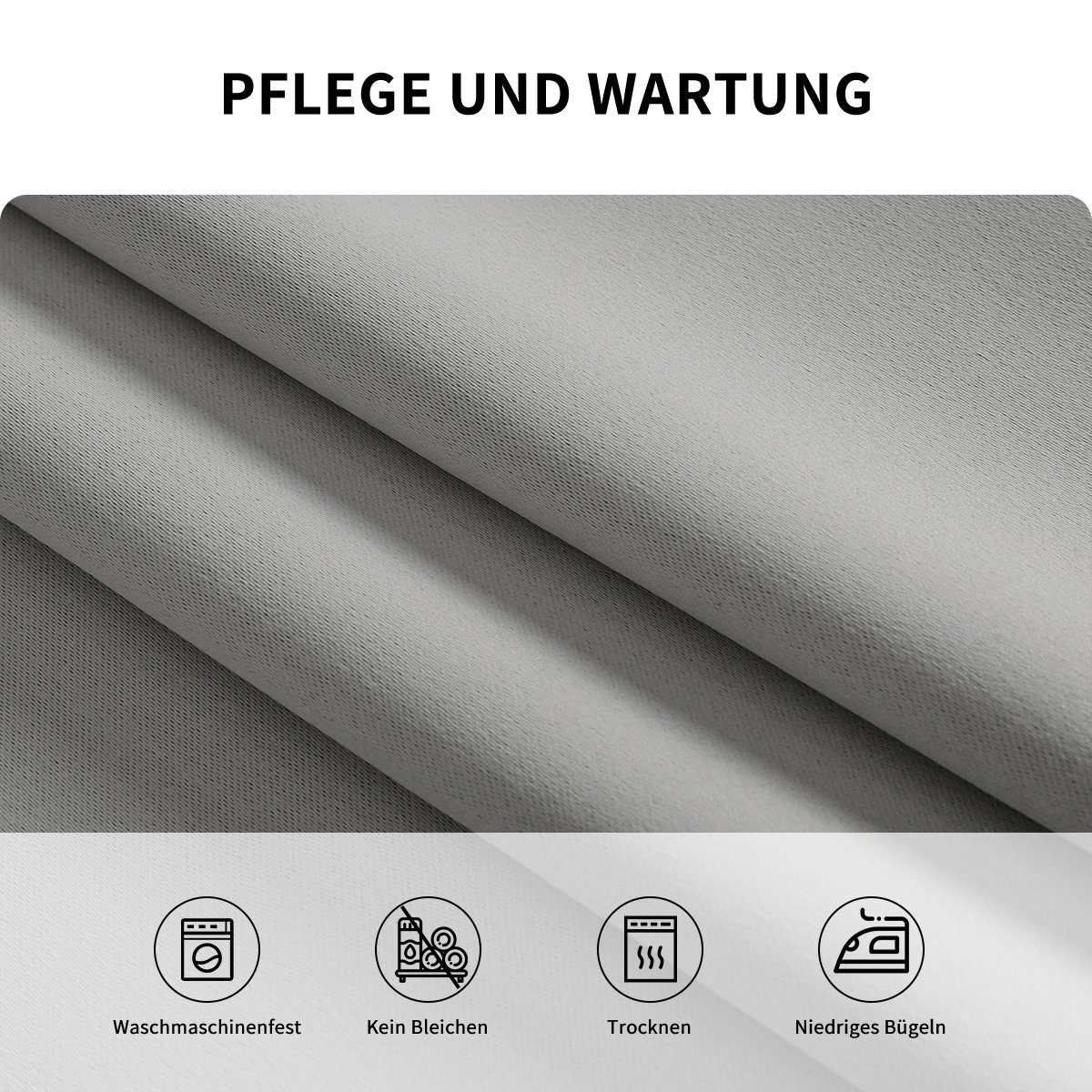 Simloveve Vorhang Gardinen Wohnzimmer Lärmschutz Thermogardine günstig online kaufen