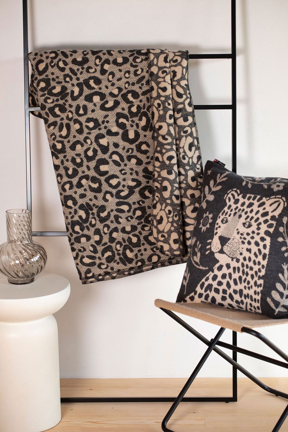 Wohndecke Silvretta 'Leo' 140 x 200 cm Anthrazit, DAVID FUSSENEGGER günstig online kaufen