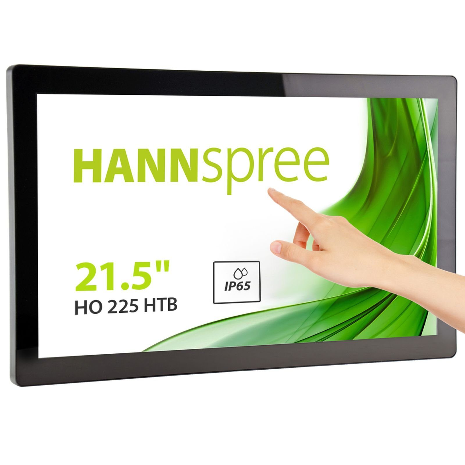 Hannspree HO225HTB - HO Series - LED-Monitor - Full HD (1080p) - 54.6 cm (21.5) TFT-Monitor (1920 x 1080 px, Full HD, 18 ms Reaktionszeit, Touchscreen, Lautsprecher)