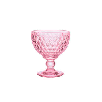 Villeroy & Boch Sektglas Boston Coloured Sekt- und Dessertschale Rose, Glas