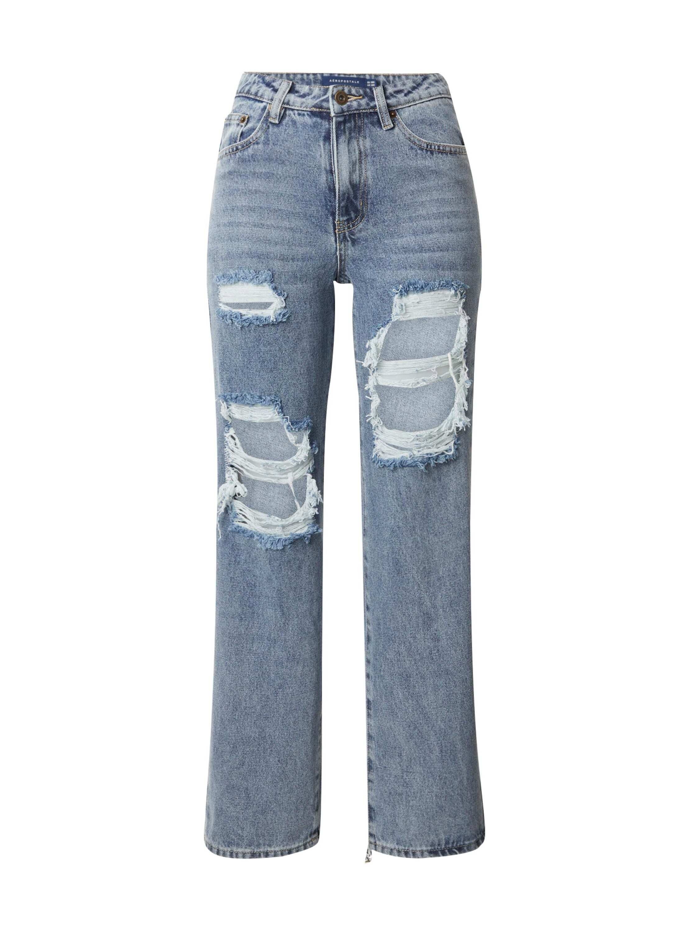 AÈROPOSTALE Loose-fit-Jeans (1-tlg) Cut-Outs