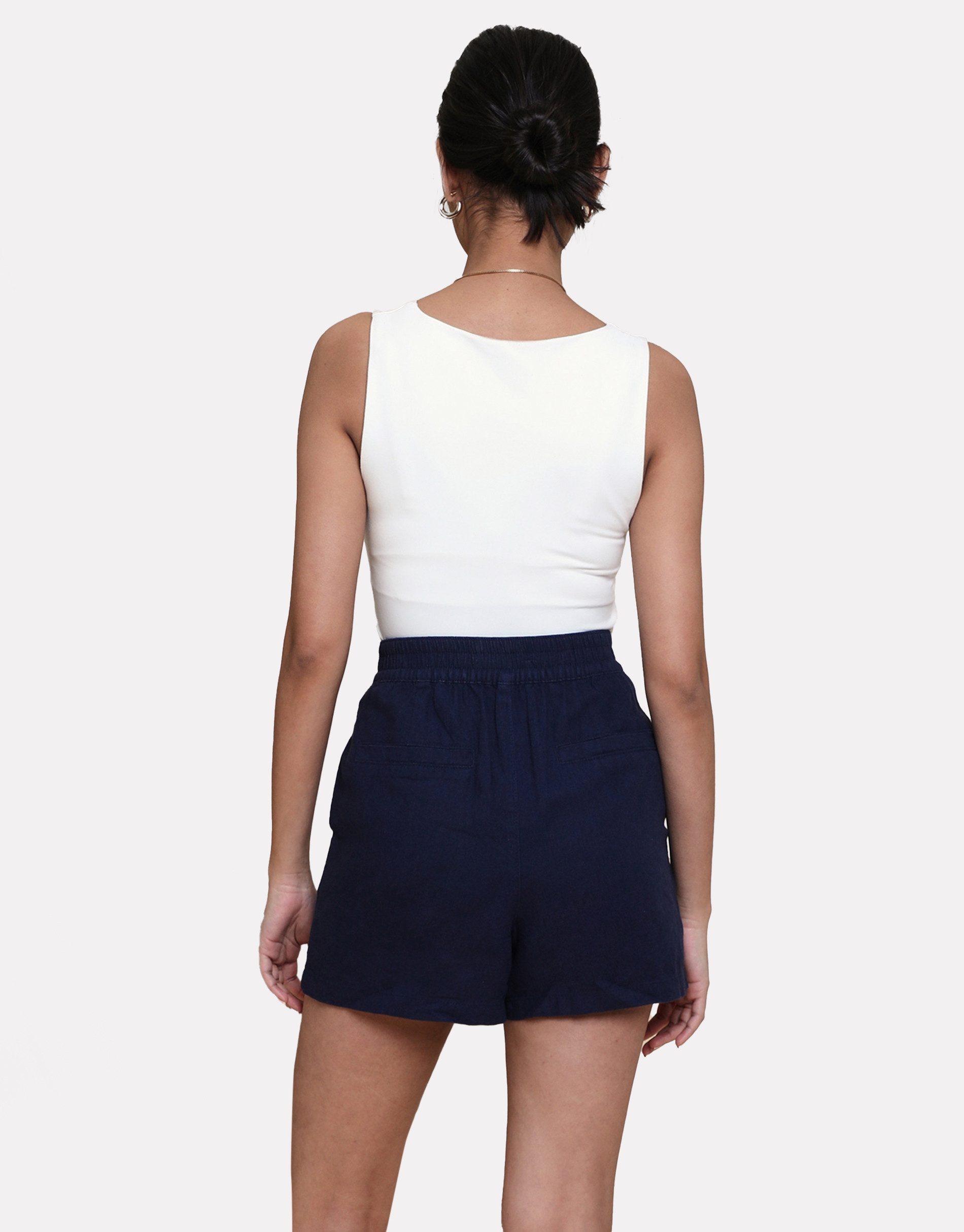 Threadbare Shorts THB Cactus Class Linen Short im schlichten Design