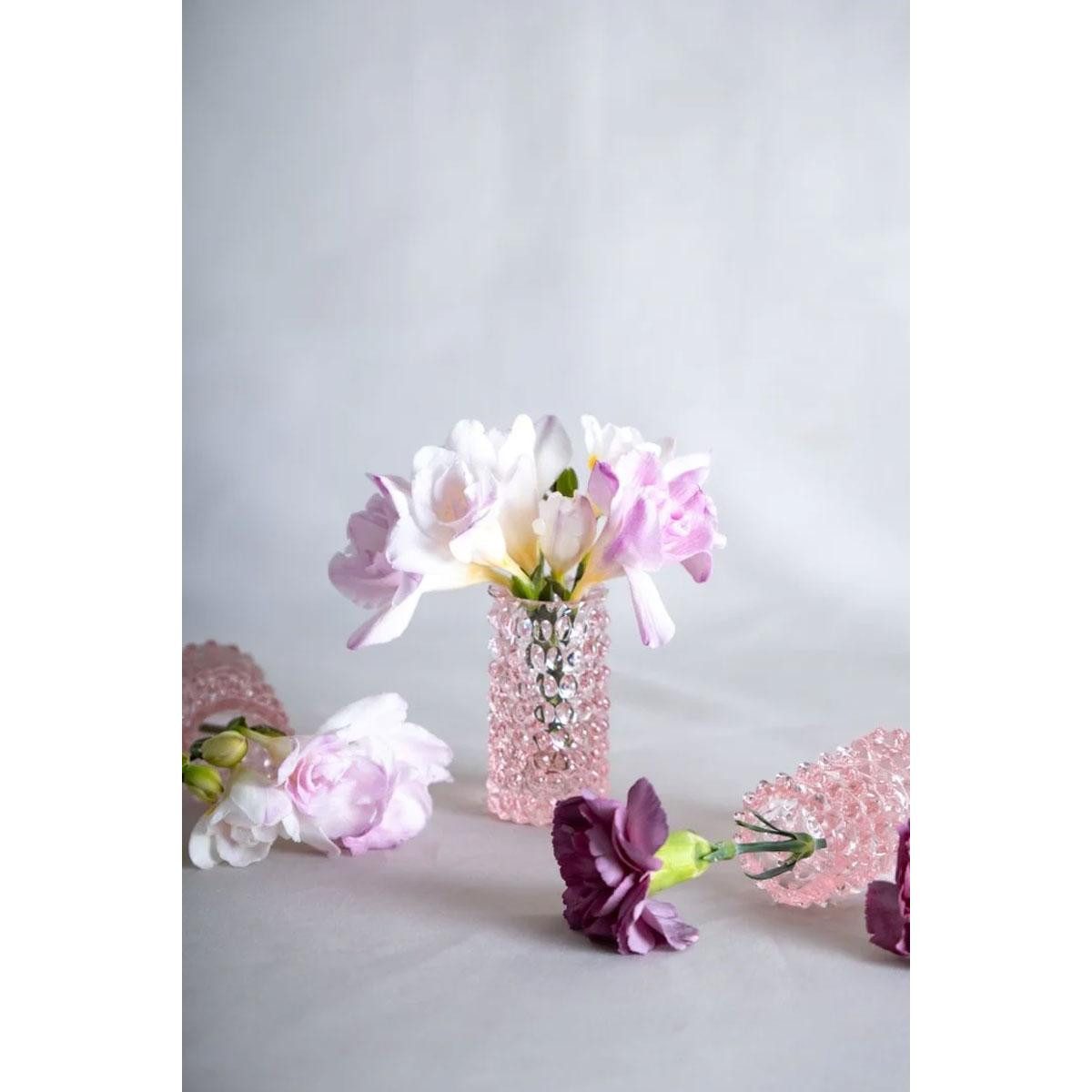 KLIMCHI Dekovase Studio Bud Vase Hobnail Rosaline (8cm)