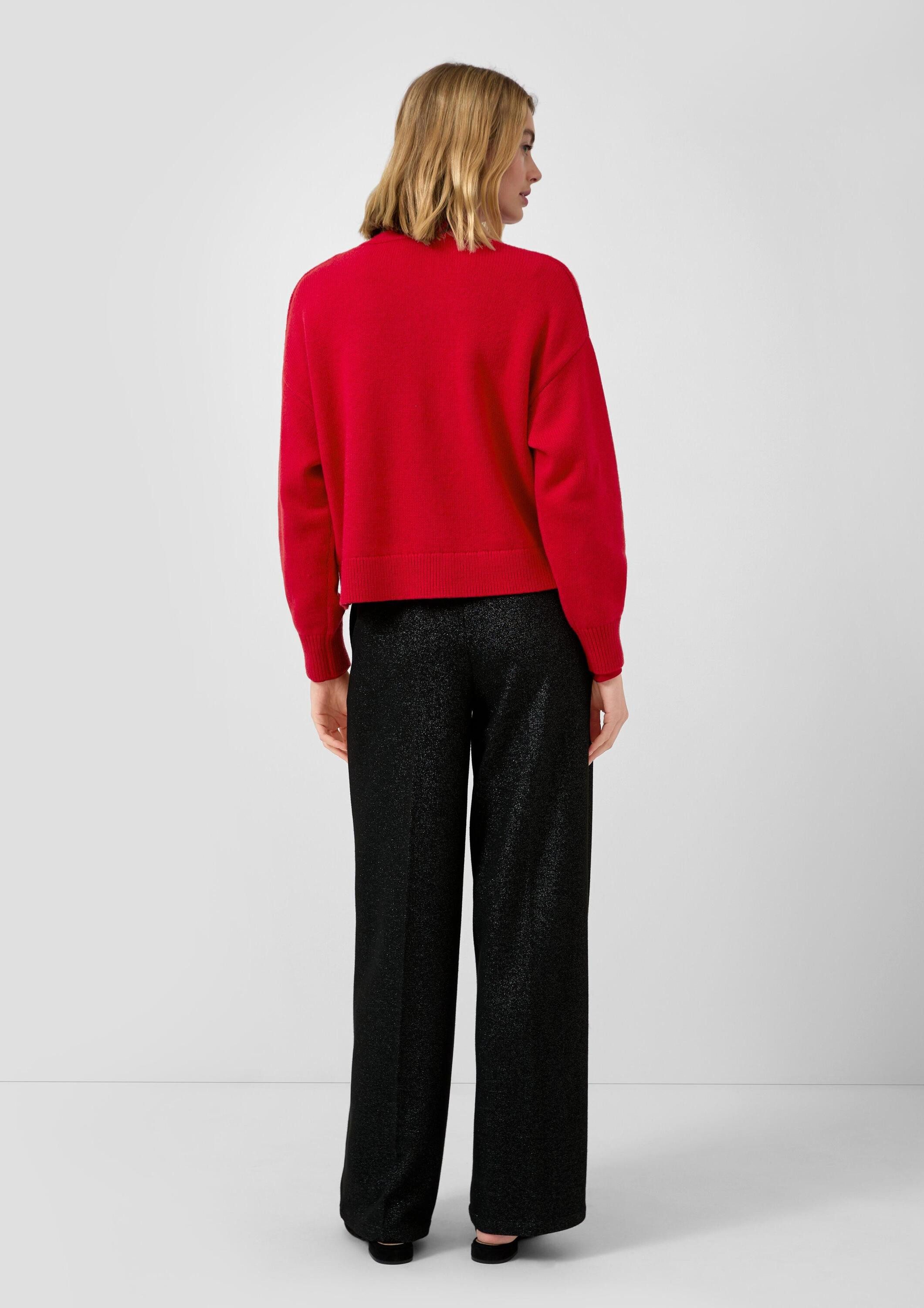 s.Oliver Cardigan Strickjacke Cardigan aus Wollmix mit Metall-Knöpfen