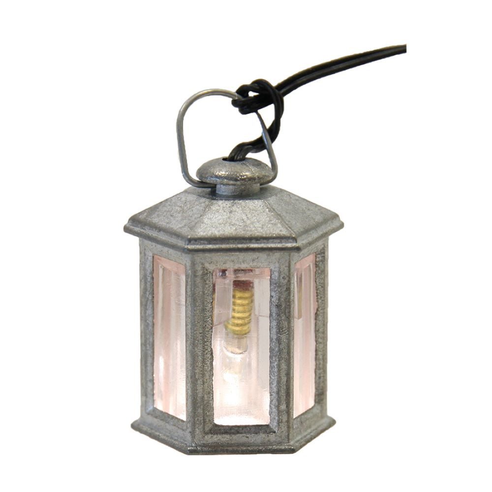 FADEDA Krippen-Zubehör FADEDA Laterne weiß, 6-eckig, 3,5V, LED, Höhe in cm: günstig online kaufen