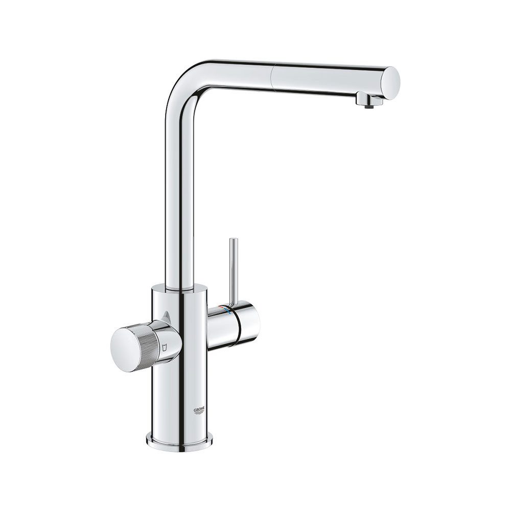 Grohe Küchenarmatur Blue Pure Minta herausziehbarem Mousseurauslauf