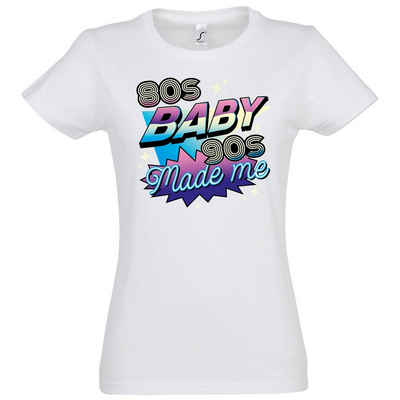 Youth Designz T-Shirt 80'S BABY 90'S Made me Damen Shirt mit Trendigem Retro Look