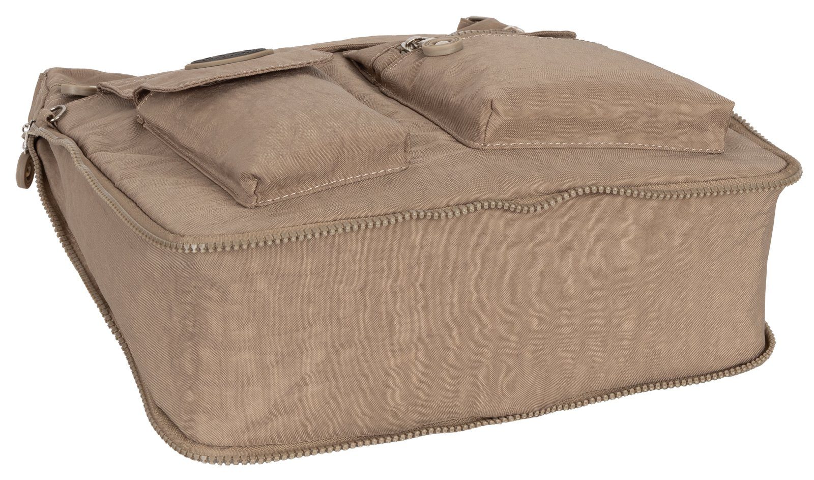 BAG STREET Umhängetasche Damentasche Umhängetasche Handtasche Schultertasche Schwarz Taupe, als Schultertasche, Umhängetasche tragbar – Bild 5 von 5