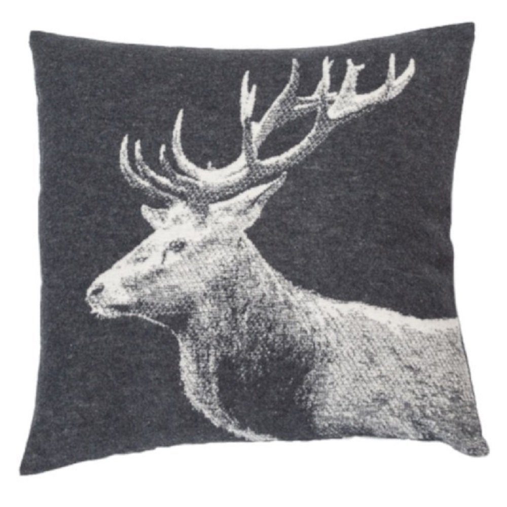 DAVID FUSSENEGGER Kissenhülle Silvretta 'Hirsch' 50 x 50 cm günstig online kaufen