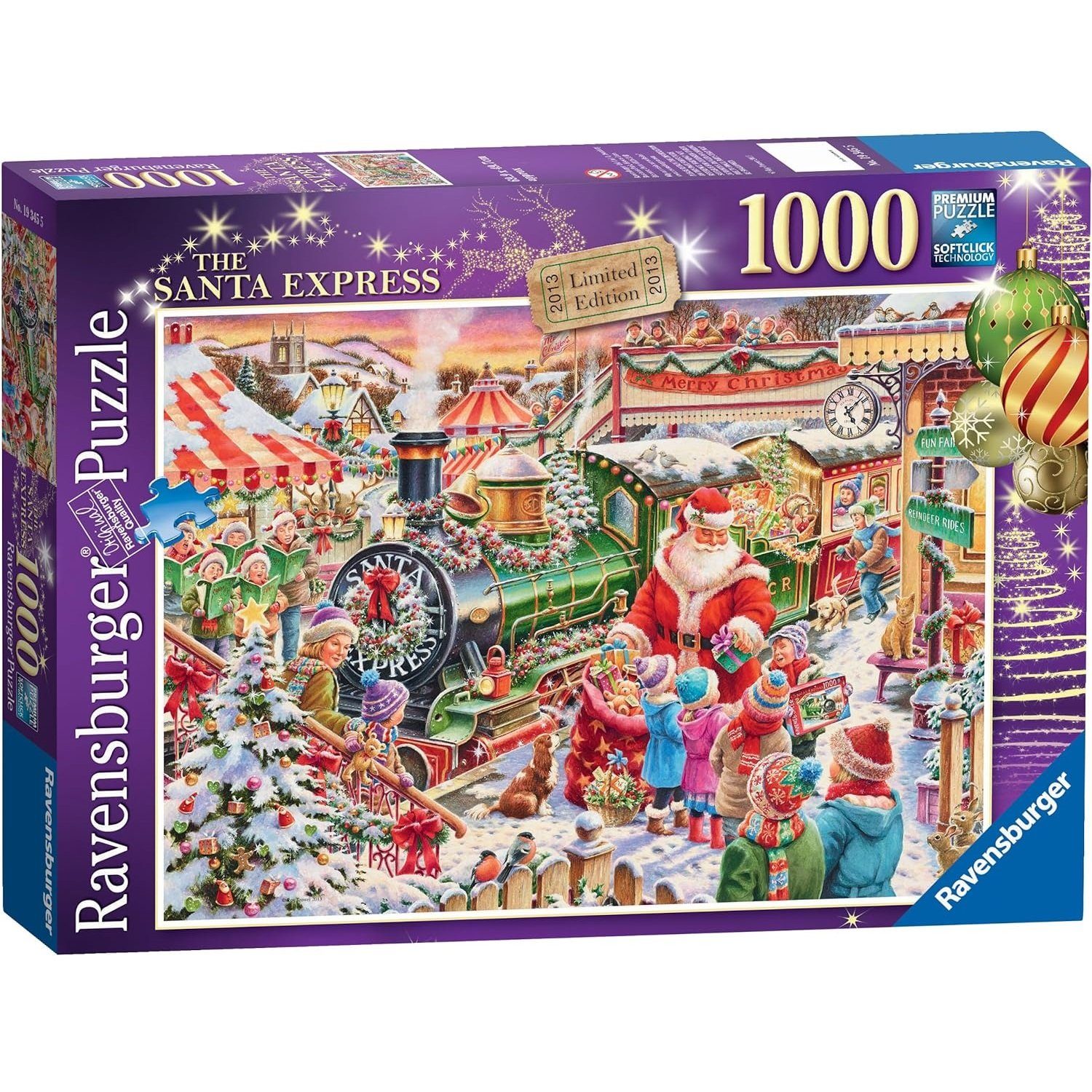 Ravensburger Puzzle Ravensburger - Weihnachtszug, 1000 Puzzleteile, 1000 Teile Puzzle