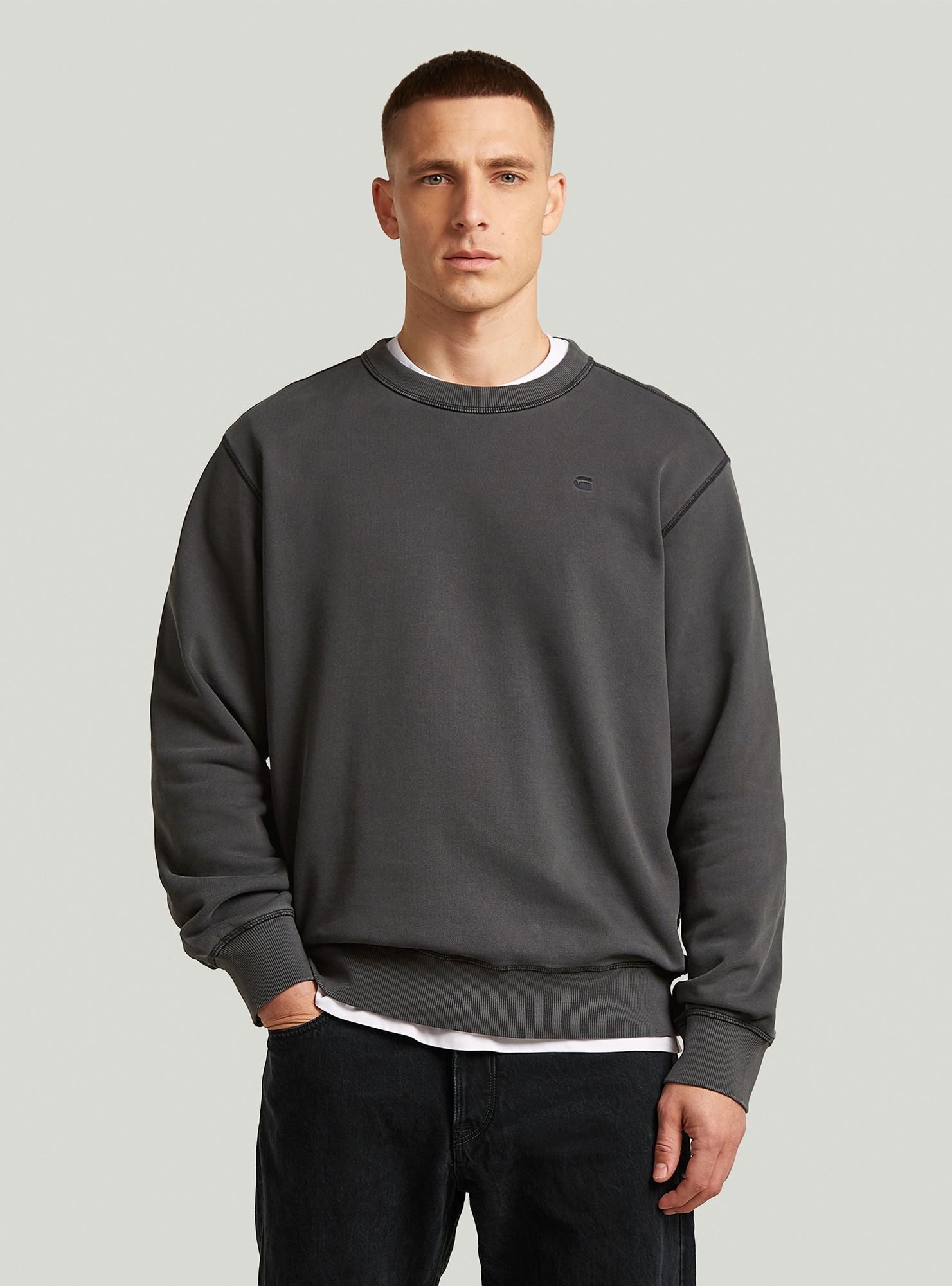 G-STAR Longpullover Unit Washed Sweatshirt