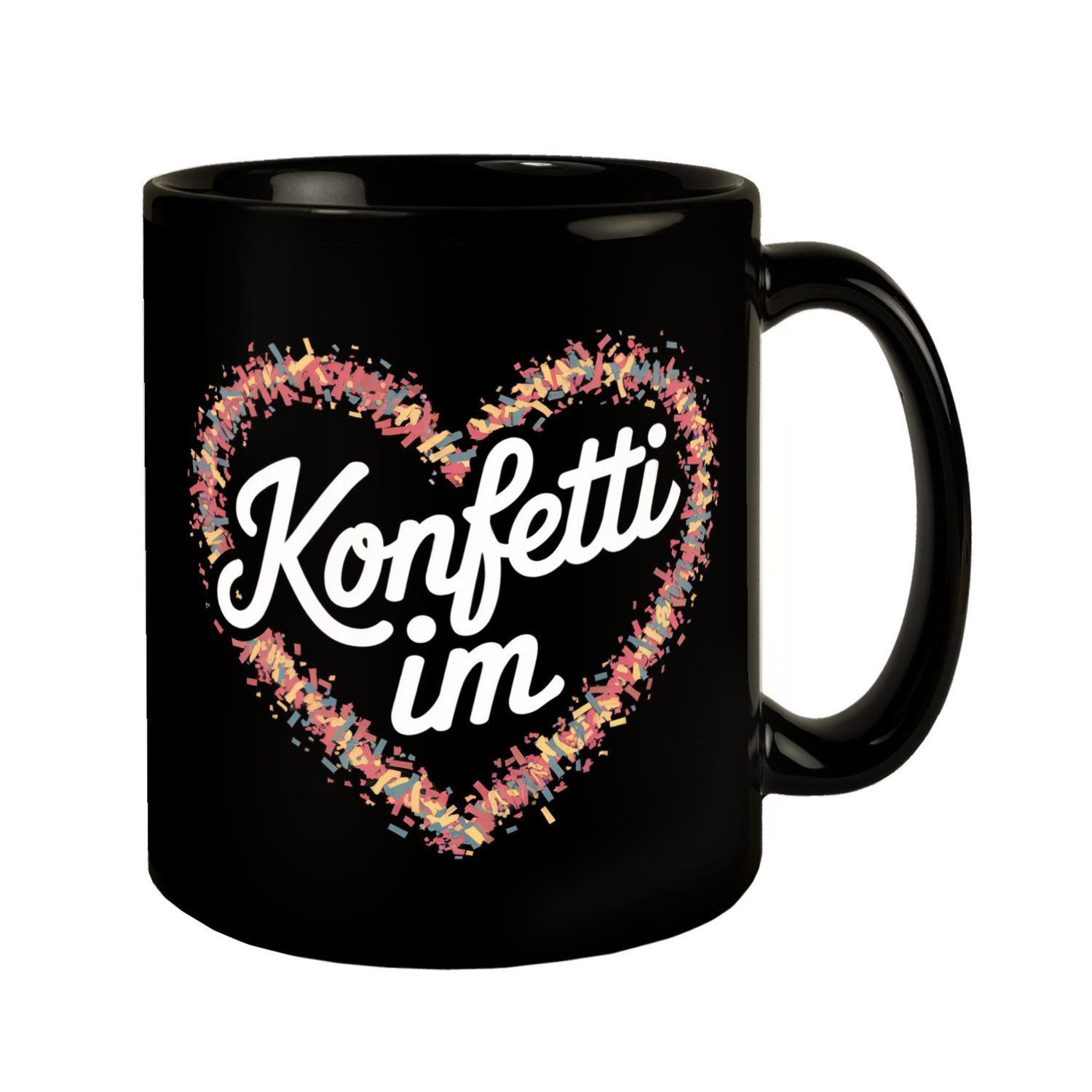 Tasse Konfetti im Herzen Tasse