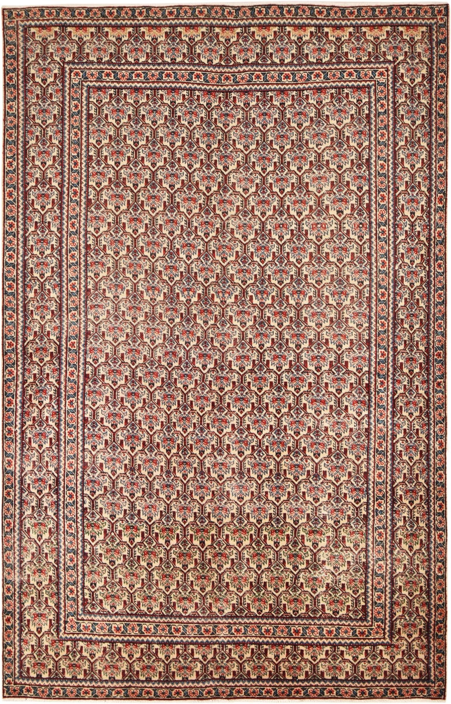 Nain Trading Orientteppich Vintage 169x264 Handgeknüpfter Moderner Orientteppich / Perserteppich, rechteckig, Höhe: 8 mm