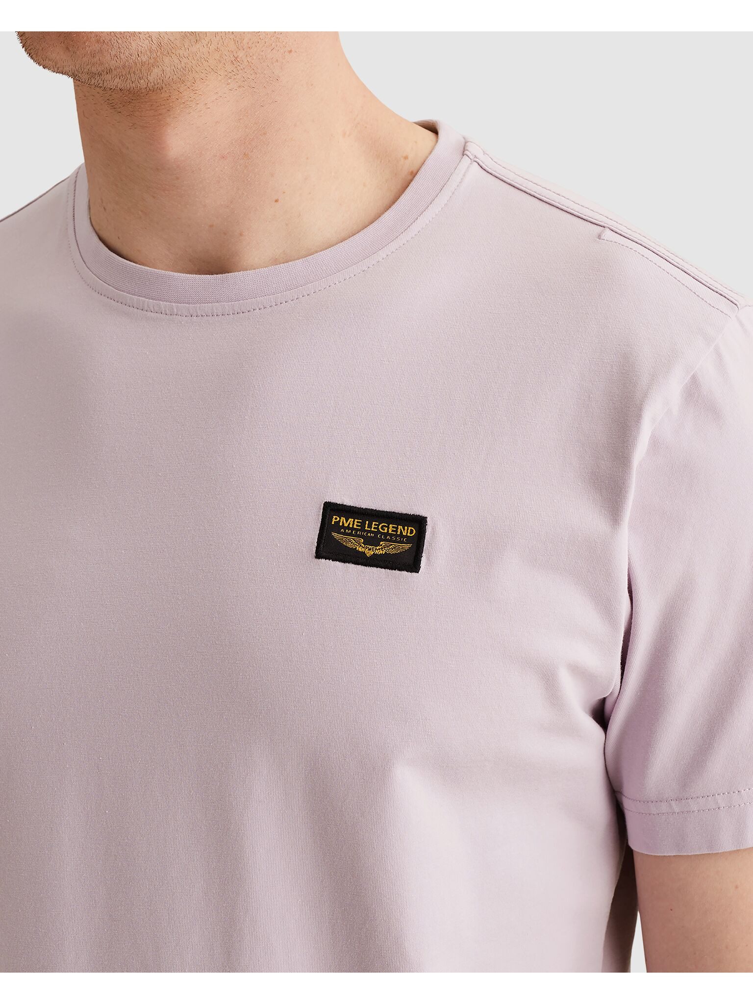 PME LEGEND T-Shirt mit Logobadge