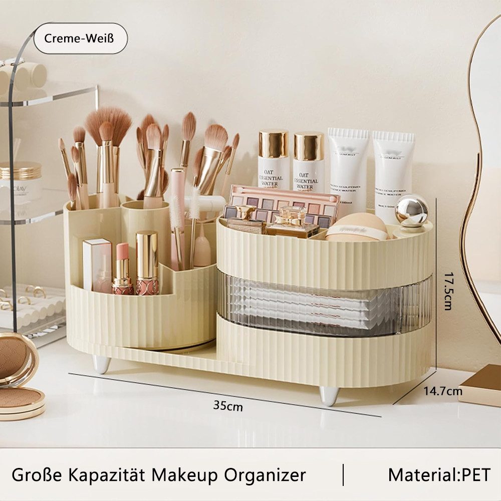 TUWENA Make-Up Organizer 360° Drehbarer Pinsel Organizer, Skincare Organize günstig online kaufen