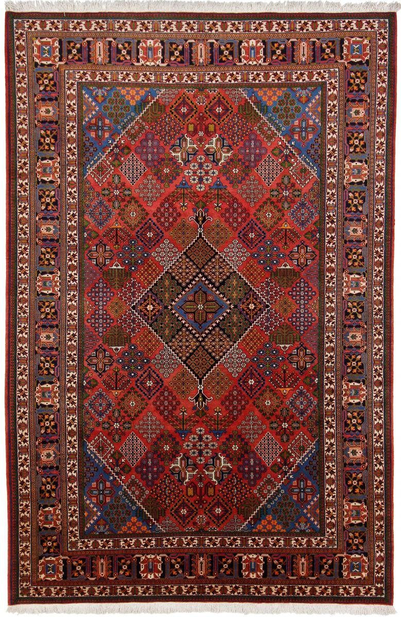 Orientteppich Khosroabad 203x309 Handgeknüpfter Orientteppich / Perserteppich, Nain Trading, rechteckig, Höhe: 8 mm