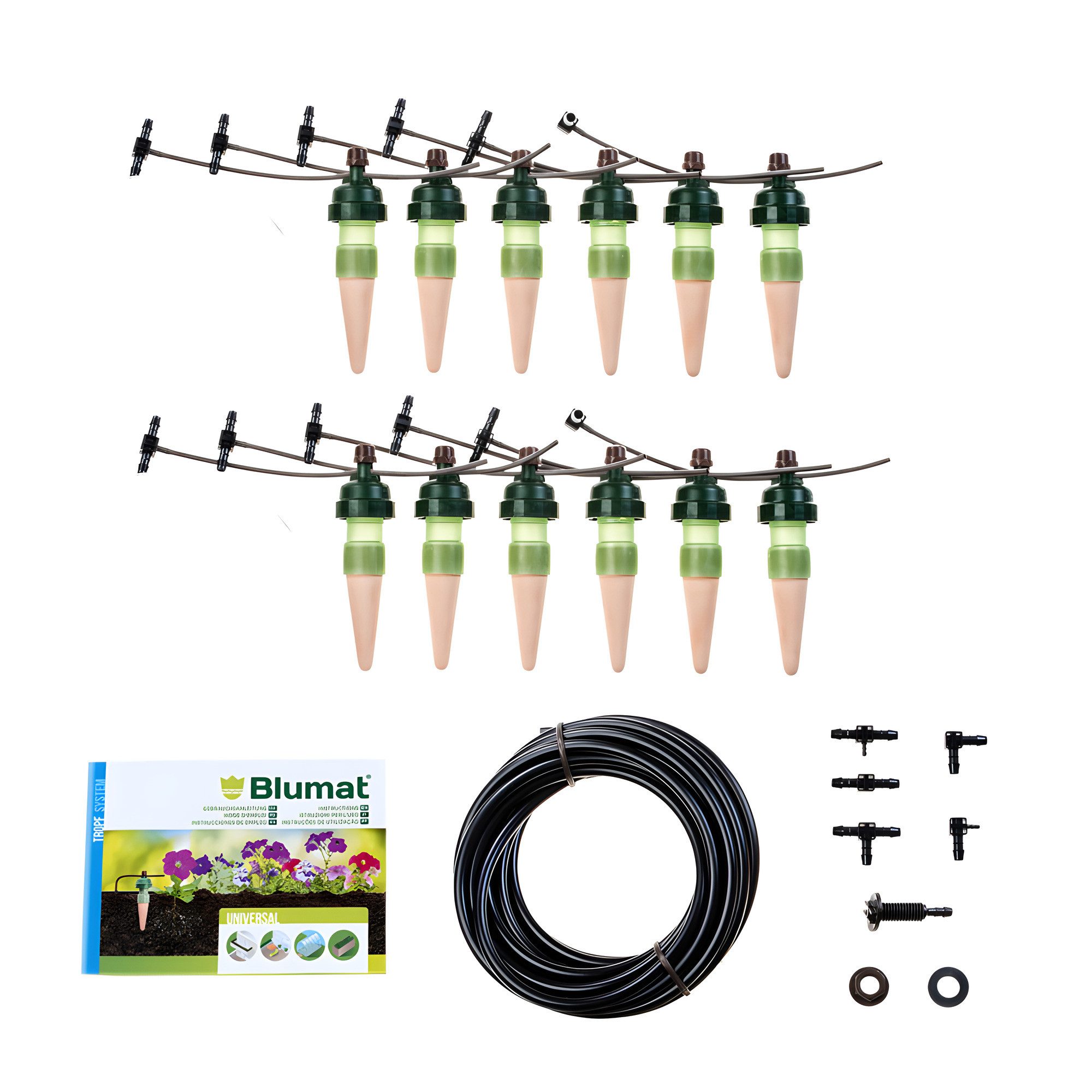 Blumat Bewässerungssystem Tropf-Blumat 3m Set, für bis zu 12 Pflanzen