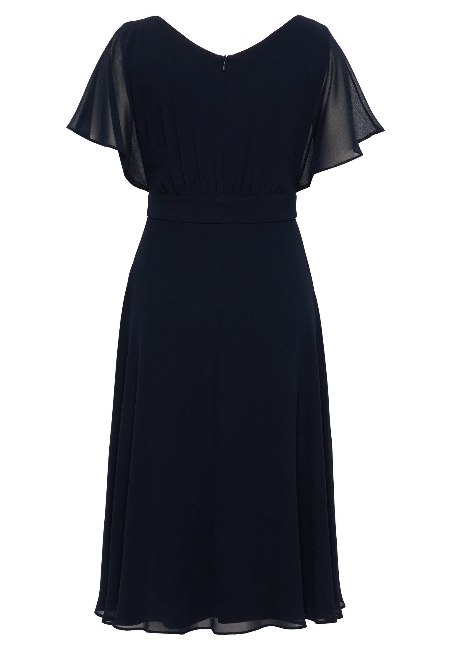 Vera Mont Cocktailkleid Damen kurzarm Raffung