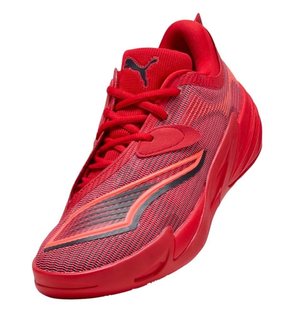 PUMA Hallen-Indoorschuhe All-Pro 2 (Basketball) rot Herren Badmintonschuh