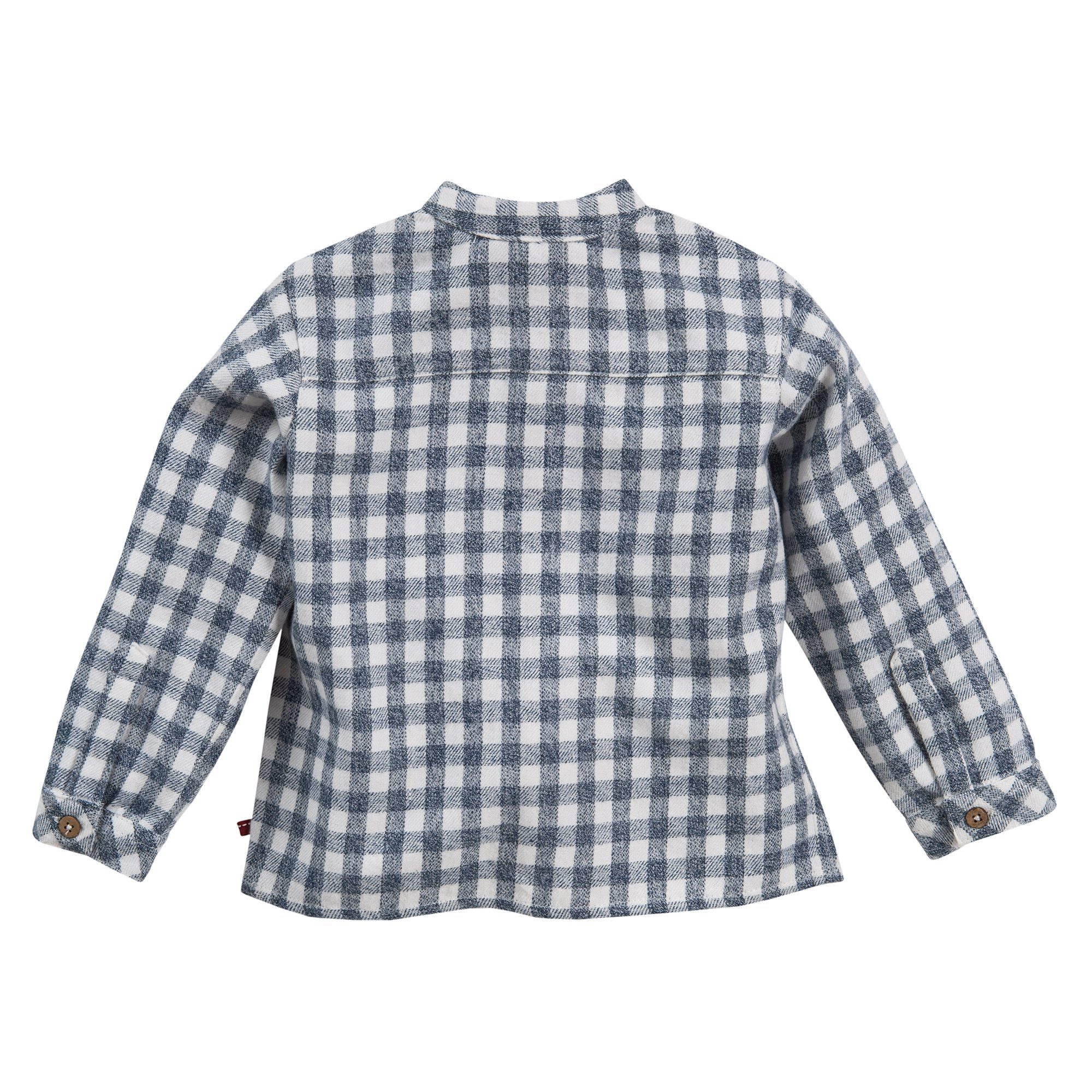 - Wear GOTS People BABY Organic BLAU Flanellhemd Flanell-Hemd