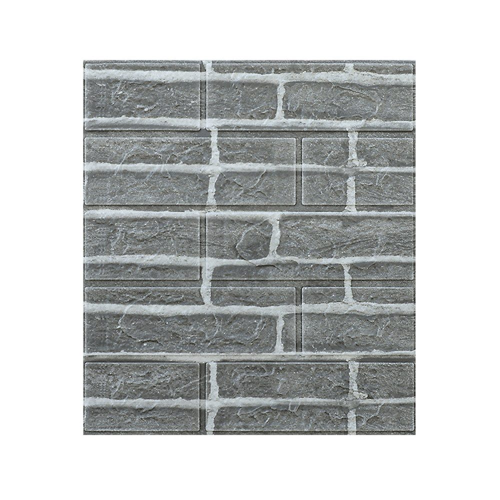 Minicloss 3D-Tapete 3D-Tapete,10 stück selbstklebende Wandpaneele 35x38.5 cm, (15 St), DIY Wandtapete, Geeignet für Küche, Bad, Schlafzimmer, Wohnzimmer