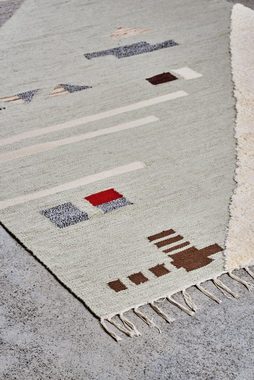 Teppich Askarja, carla&marge, rechteckig, handgewebt, mit Patchwork-Design