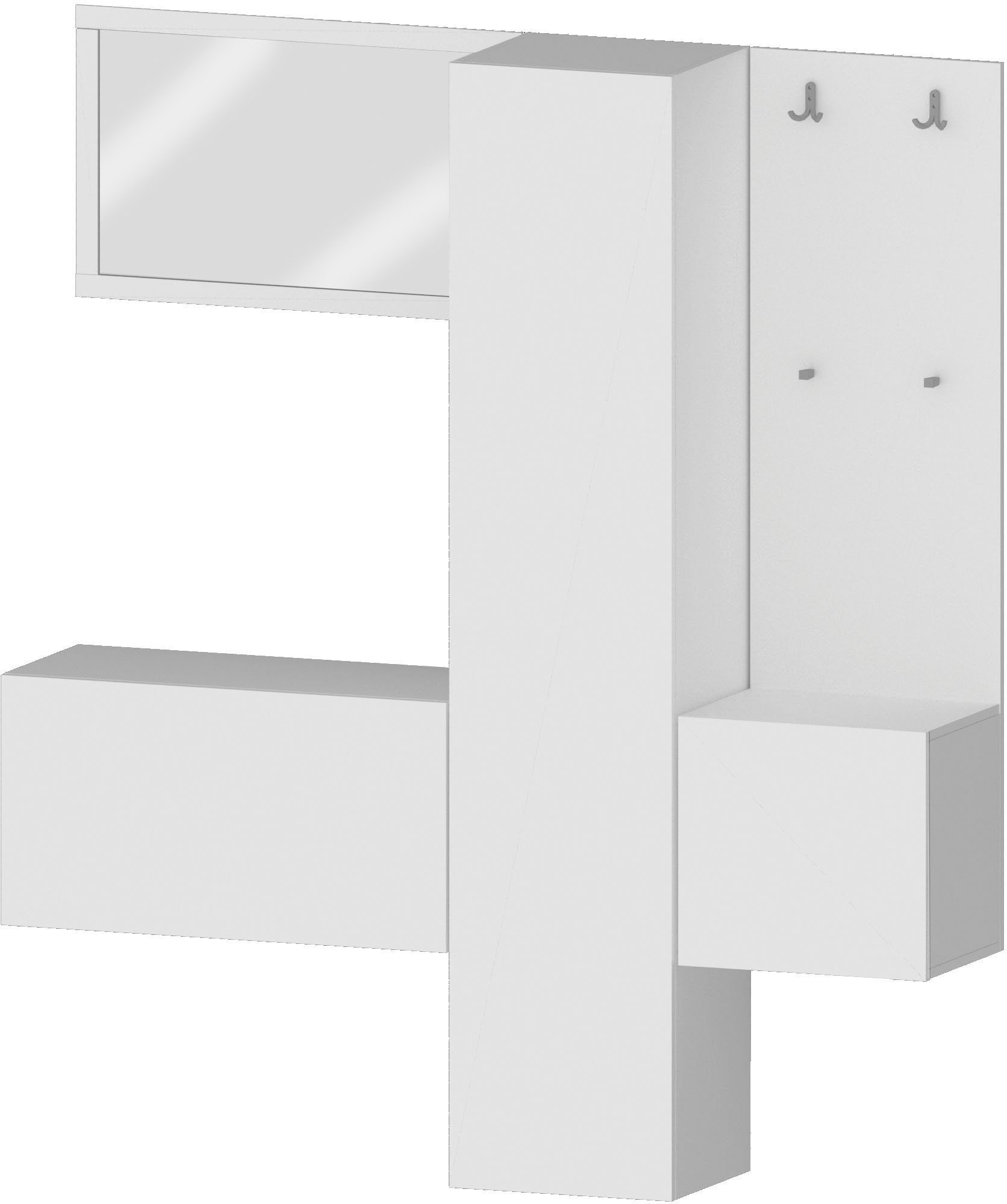 Home affaire Garderoben-Set Kompakt, (5-St)