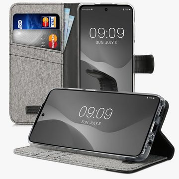 kwmobile Handyhülle Wallet Case für Motorola Moto G52 / Moto G82 5G, Hülle mit Ständer - Handyhülle Kartenfächer