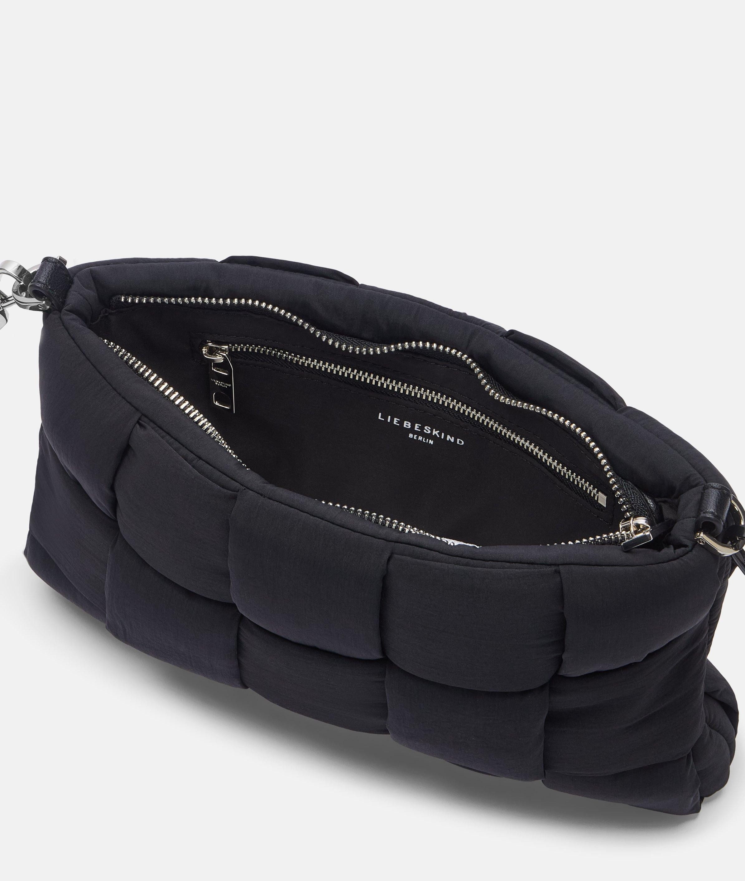 Liebeskind Berlin Umhängetasche Nylon Bo Crossbody S, Umhängetasche aus Nylon mit wattierter Steppung