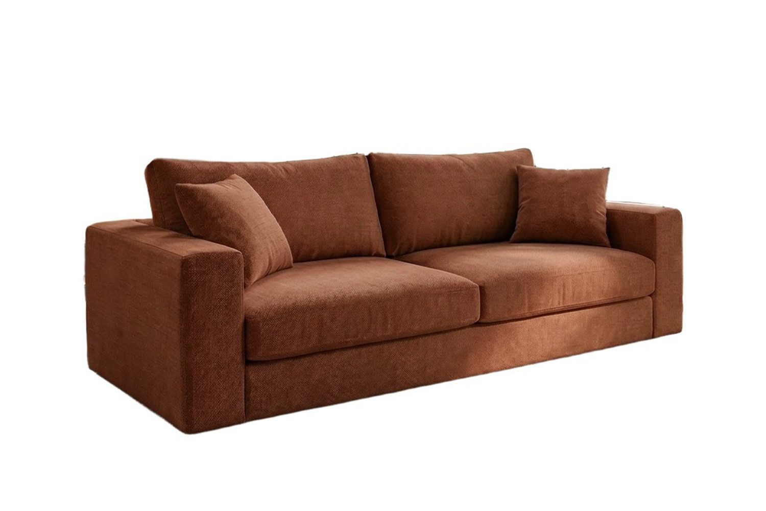 KAWOLA 3-Sitzer AMINA Stoff Couch - Gemütlichkeit - Wohnzimmer Sofa - 3 Sitzer, Modernes Sofa für Drei, hochwertiger Bezug, toller Sitzkomfort