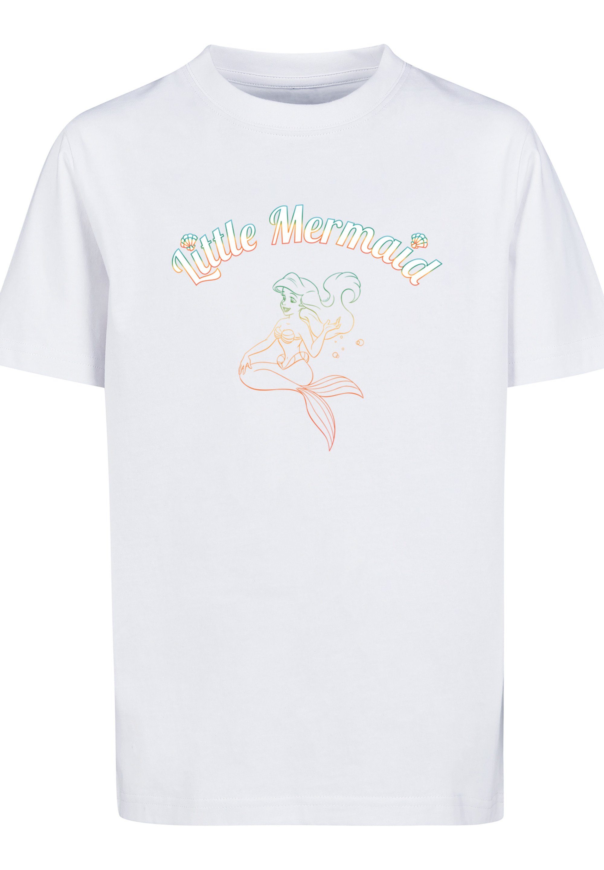 Gradient Arielle Print Meerjungfrau T-Shirt F4NT4STIC die
