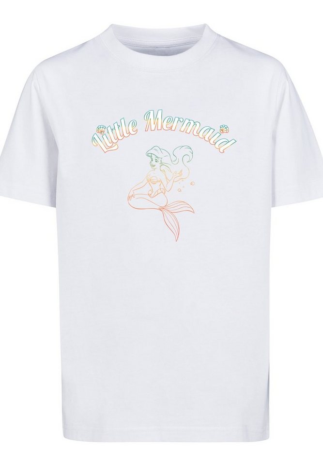 F4NT4STIC T-Shirt Arielle die Meerjungfrau Gradient Print