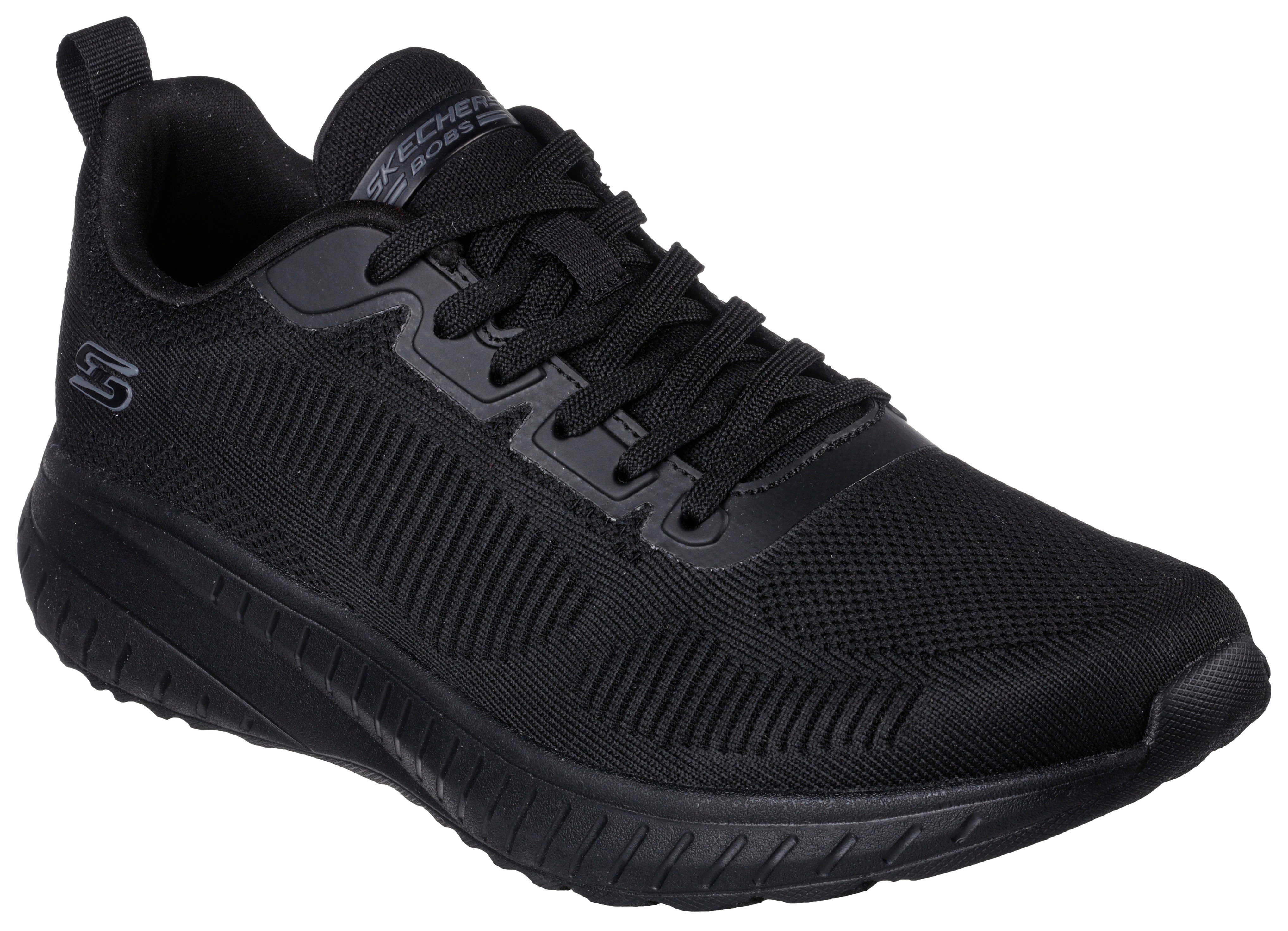 Skechers BOBS SQUAD CHAOS Sneaker im monochromen Look, Freizeitschuh, Halbschuh, Schnürschuh