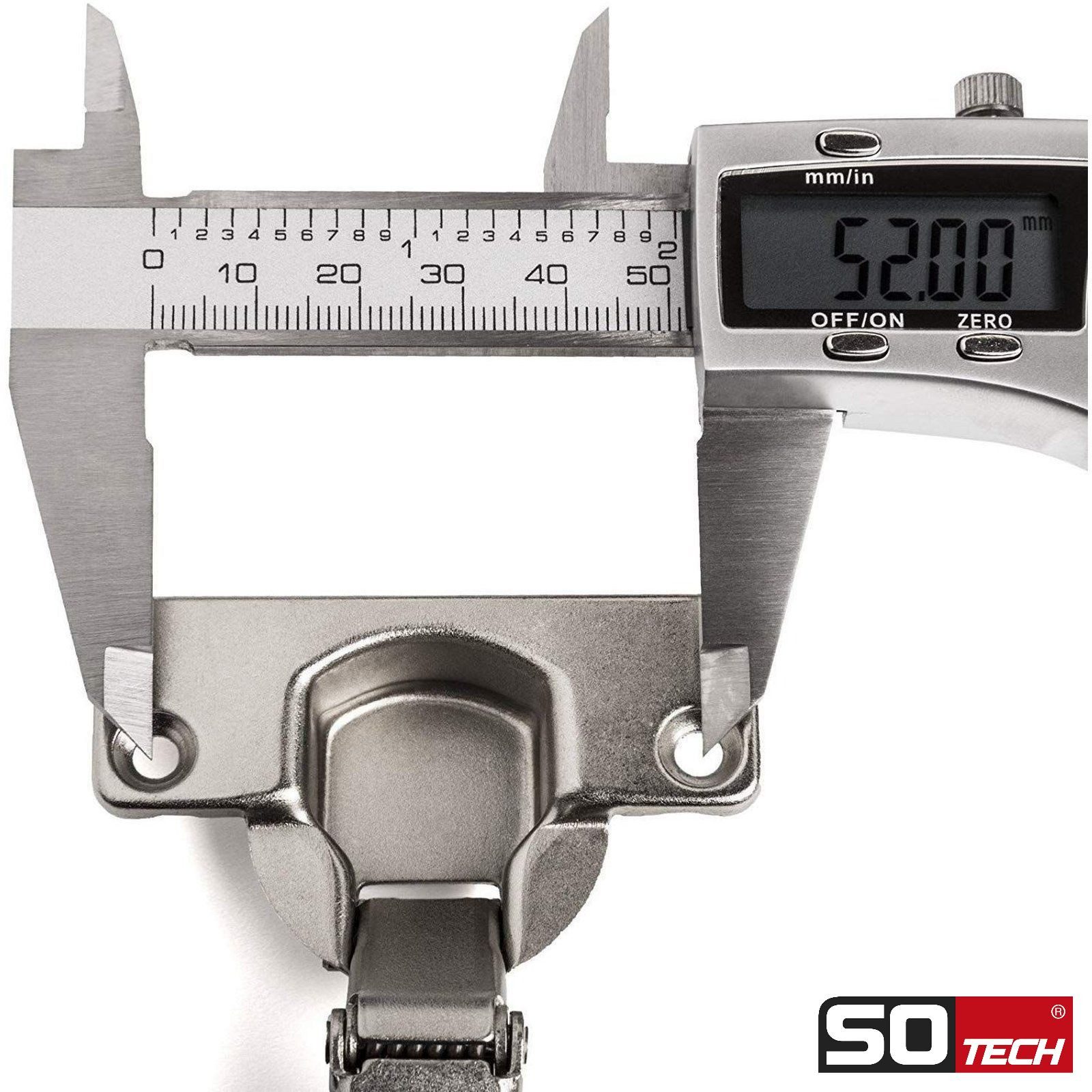 SO-TECH® Türbeschlag Weitwinkelscharnier 165° Sensys 8657i, Softclose (1 St), Mittelanschlag + Montageplatte Höhe 1,5 mm + Abdeckung
