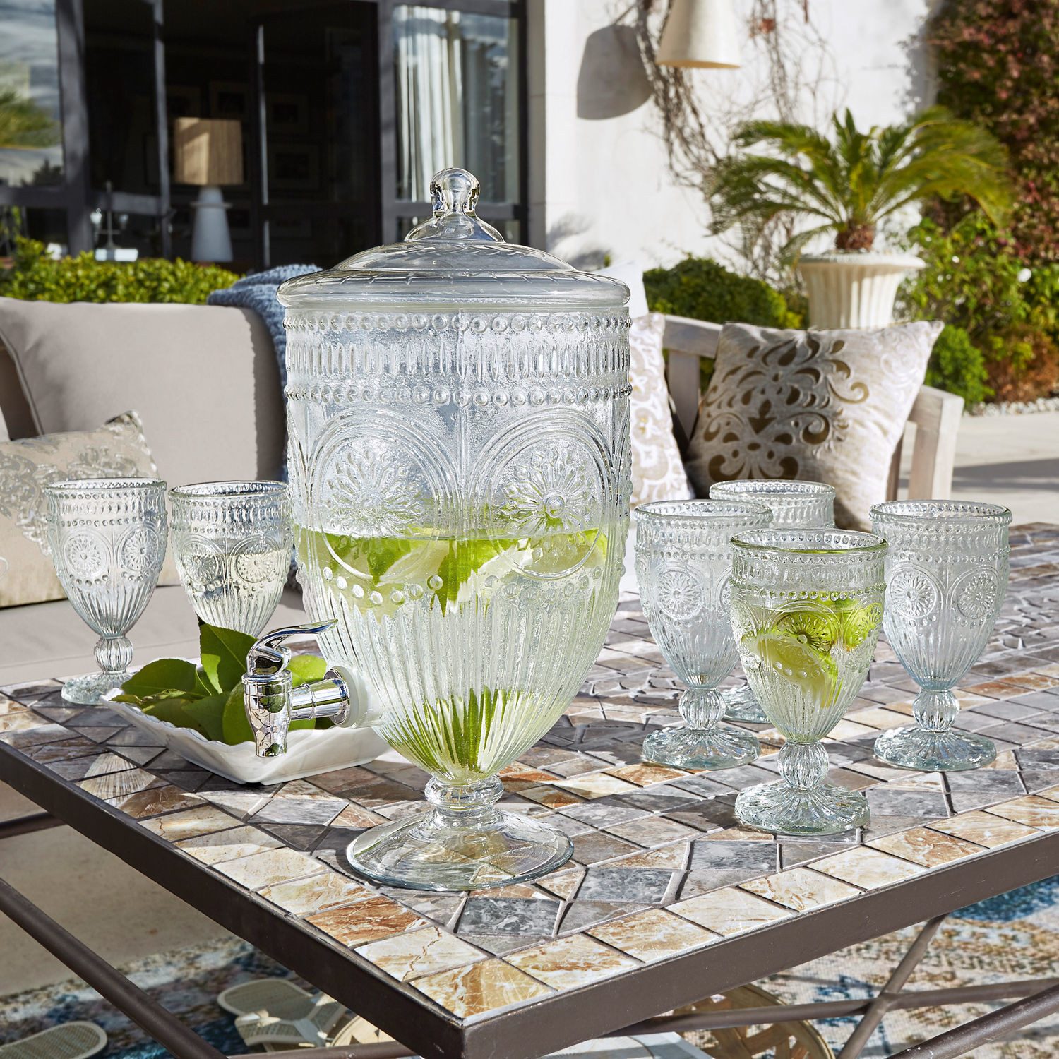 Mirabeau Glas Gläser 6er Set Leatrice klar, Glas