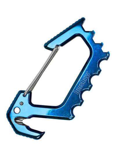 Kershaw Knives Karabiner Karabinerhaken Kershaw Jens Carabiner aus Titanium in Blau
