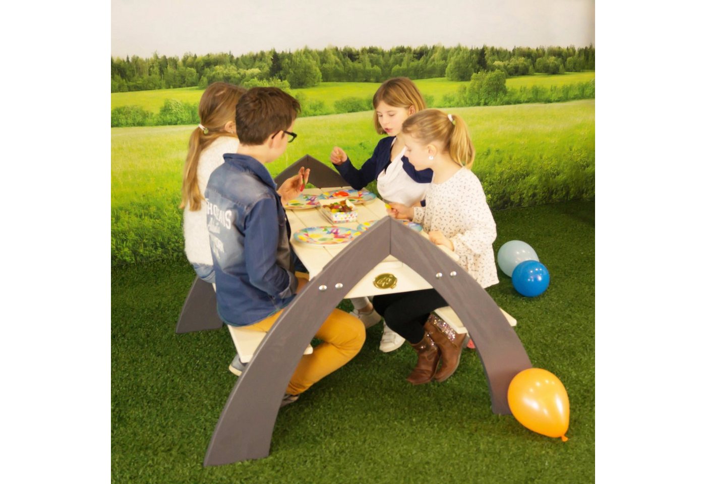 AXI Garten-Kindersitzgruppe »Kylo XL«, Picknicktisch, BxTxH: 119x108x75 cm-kaufen