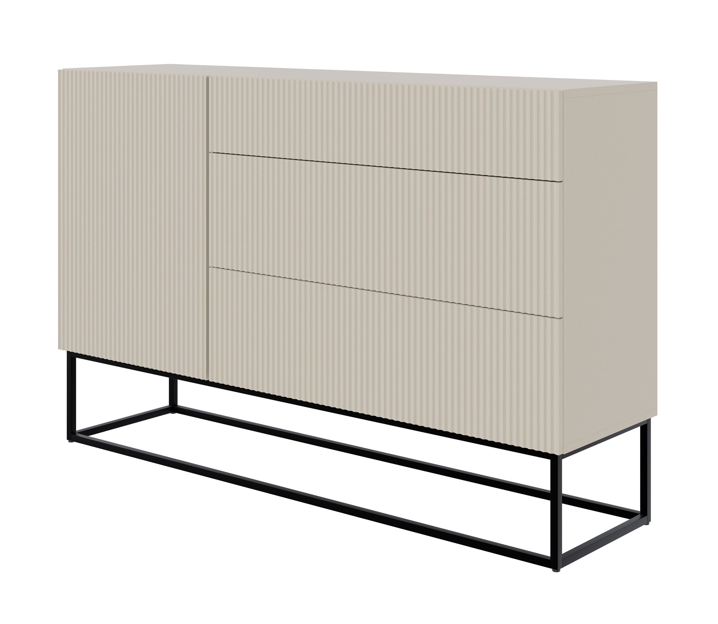 Selsey Sideboard VELDIO, 1-türig mit 3 günstig online kaufen