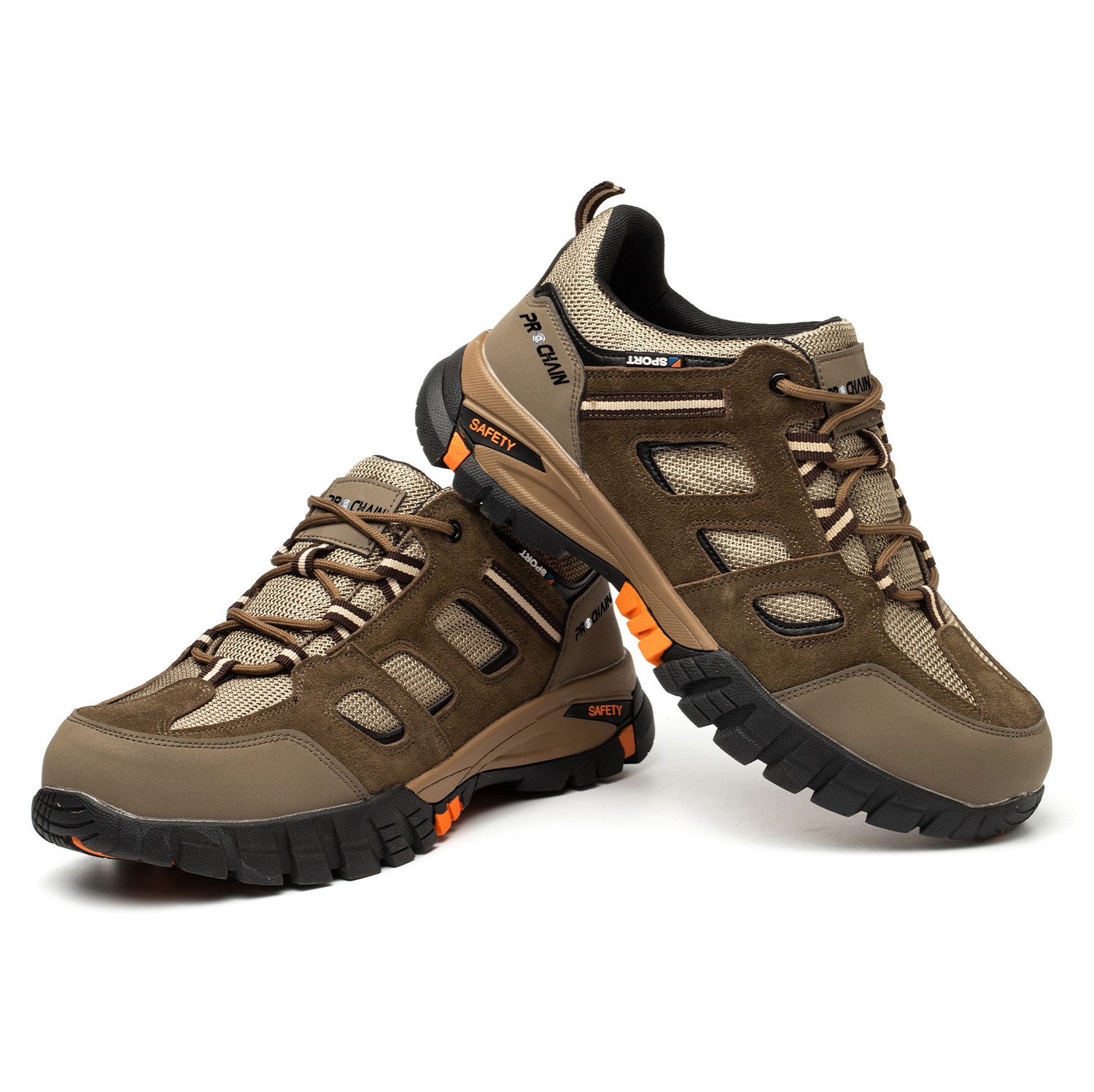 PROCHAIN Arbeitsschuhe Modische Herren Sicherheitsschuh (Stahlkappe Arbeitsschuhe chutzschuhe Schutzausrüstung, sportlich, bequem, leicht, atmungsaktiv, weich und rutschfest) Herren- und Damenmodelle Indoor und Outdoor