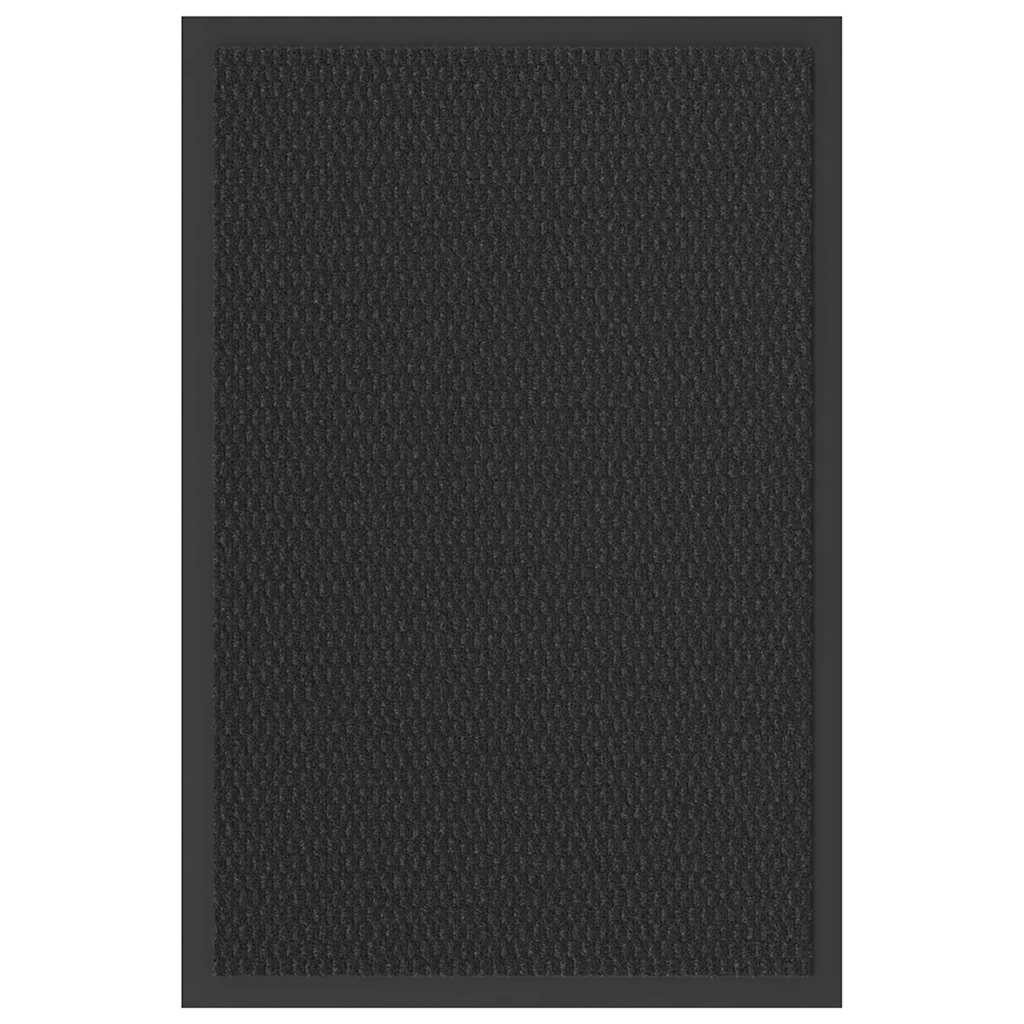 vidaXL Fußmatte Fußmatte Schwarz 40x60 cm, Rechteckig, Höhe: 0 mm günstig online kaufen