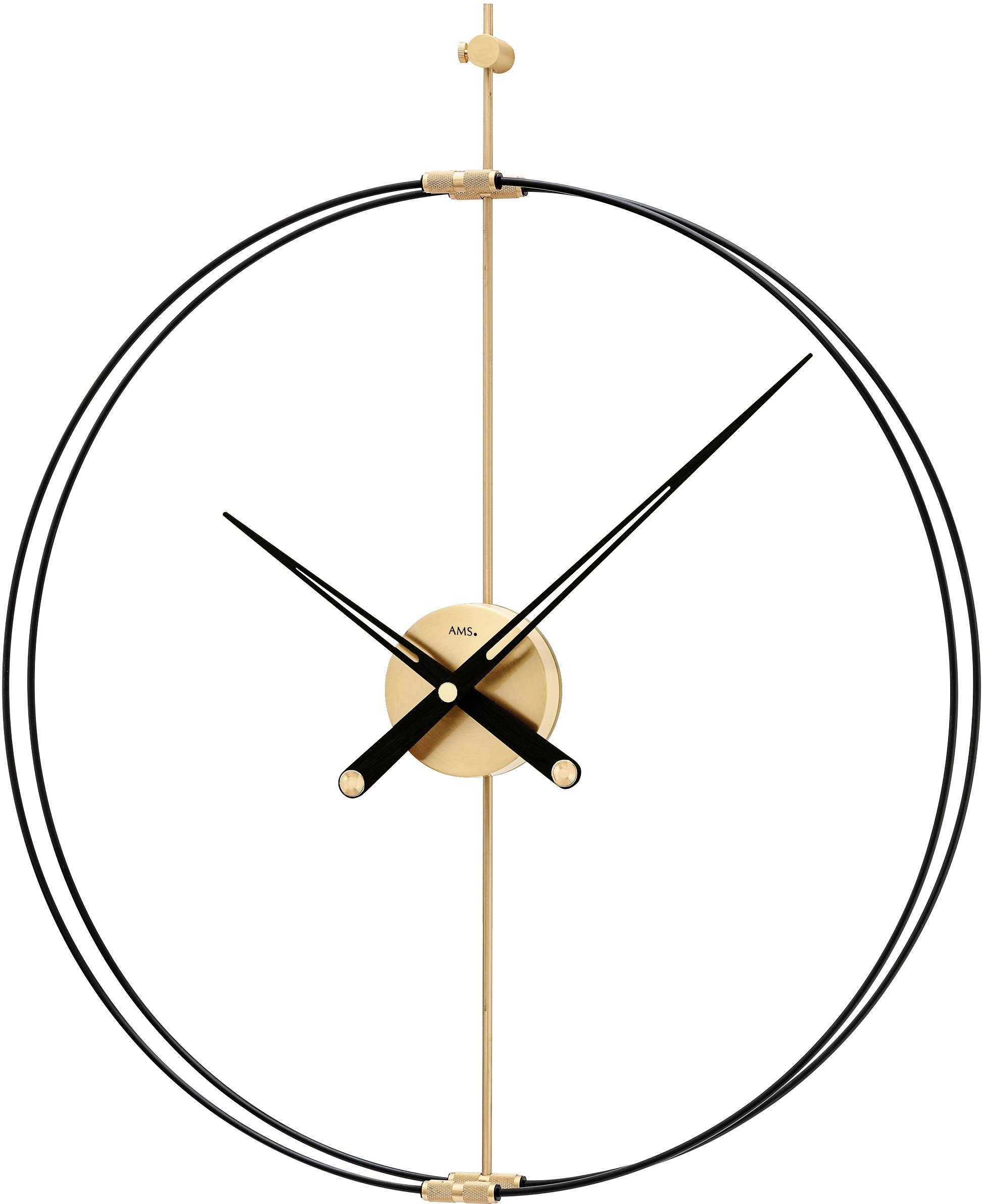 AMS Wanduhr W9655 (Quarzuhr,Wohnzimmer,Esszimmer,Küche,Arbeitszimmer,Büro,Flur)