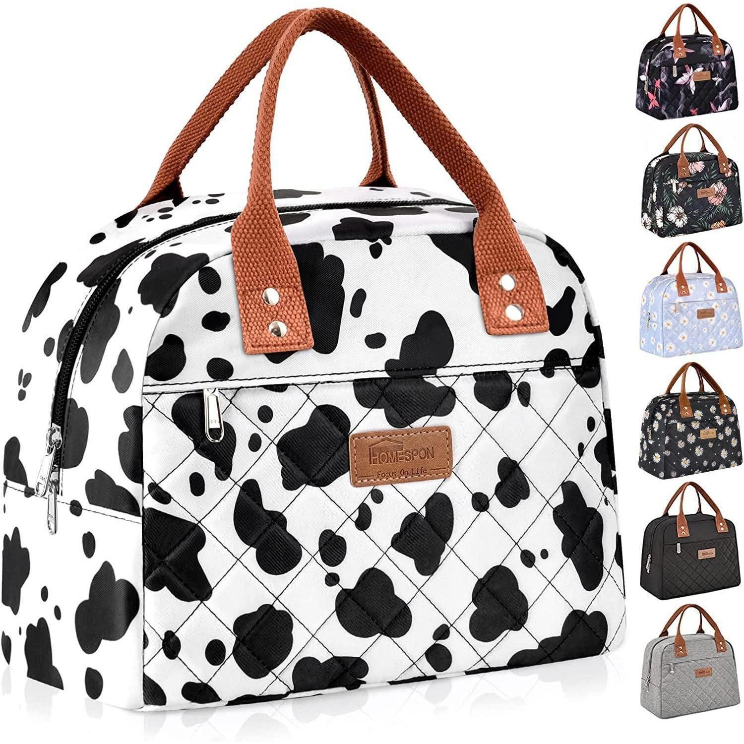 Kühltasche Lunchtasche Kühltasche Isoliertasche Damen Herren Picknick Milchkuh
