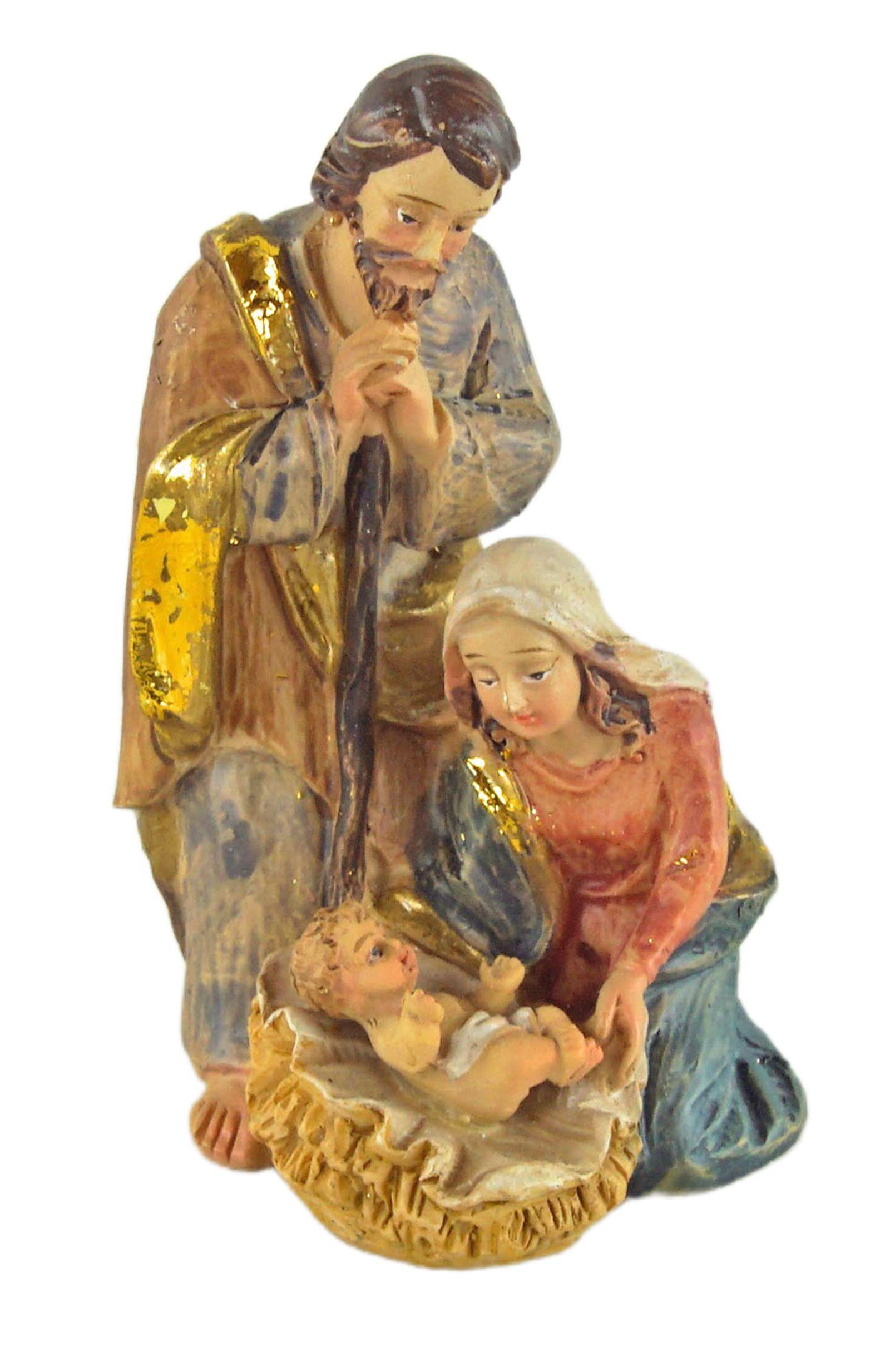 2er 2-tlg), St., Familie, 72404 Set, ca. Heilige handbemalte cm, (2 Krippenfiguren Krippenfigur Krippenfiguren Krippenursel 7,5