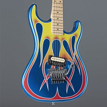 Kramer Guitars E-Gitarre, E-Gitarren, ST-Modelle, Baretta Custom Graphics "Hot Rod" V2 - E-Gitarre