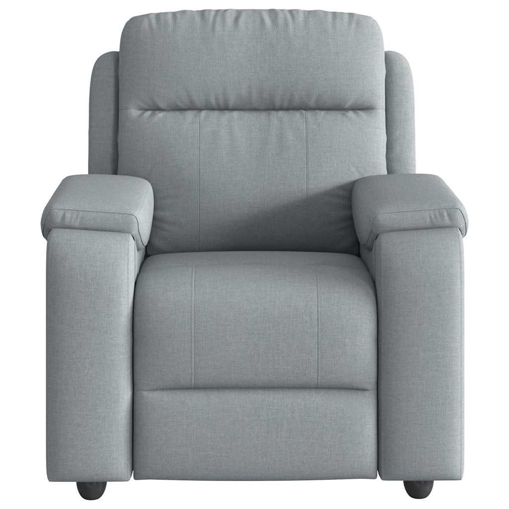 vidaXL Sessel Relaxsessel Hellgrau Stoff (1-St) günstig online kaufen