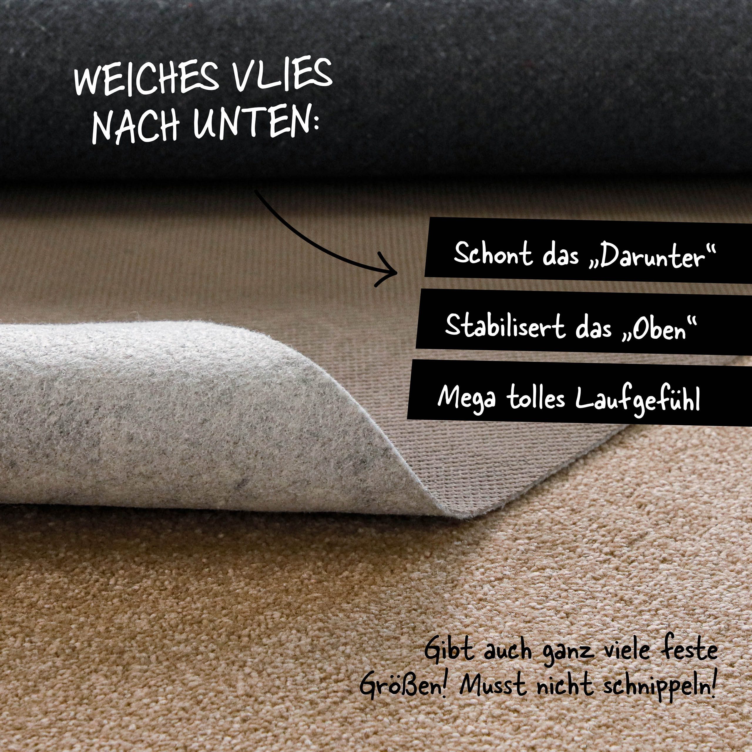 Wecon home Antirutsch Teppichunterlage RugPad Basic, (1-St), Teppichunterlage, Anti-Rutsch-Matte, Komfort, Schutz