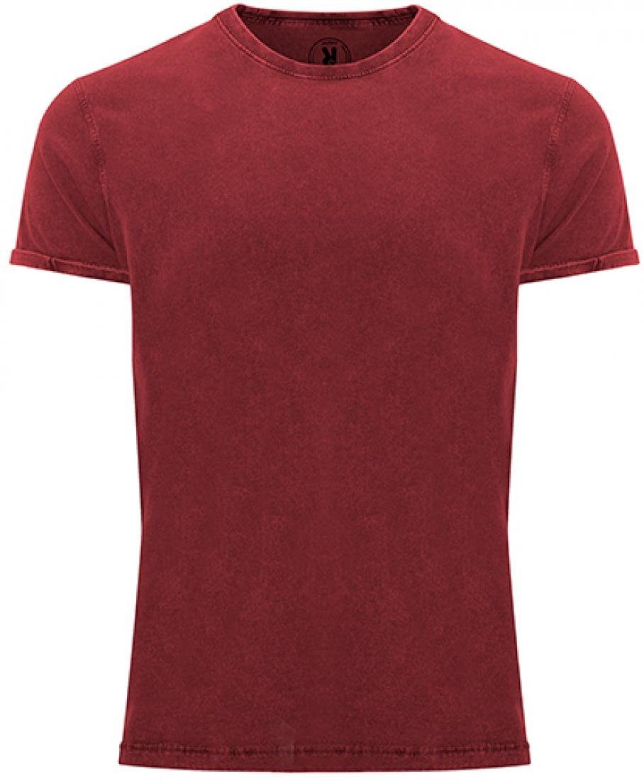 Roly Rundhalsshirt Herren Shirt Husky T-Shirt, 100% gekämmte Baumwolle