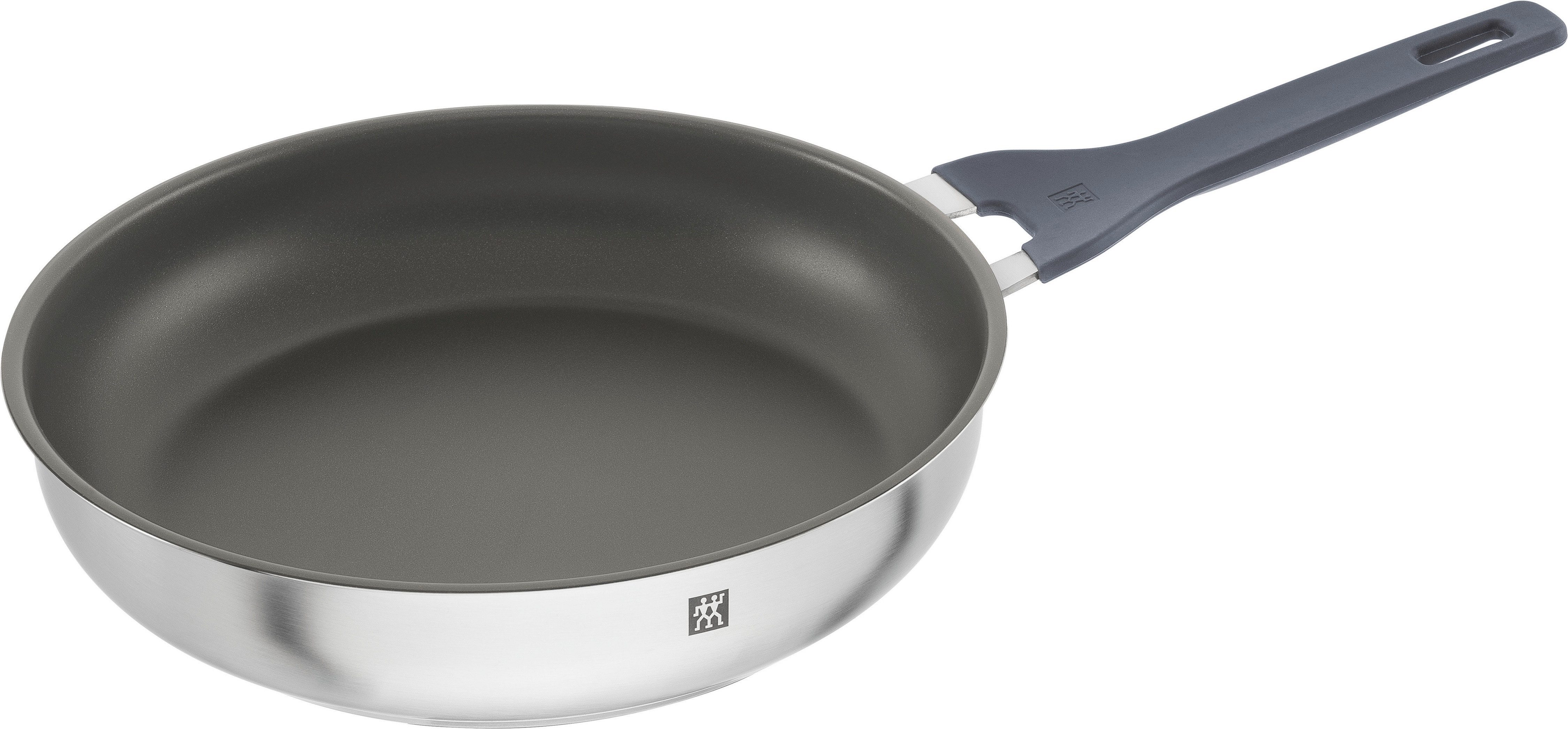 Zwilling Bratpfanne Simplify, Edelstahl 18/10 (1-tlg), Keramikbeschichtung, Stay-Cool-Griffe, Sandwichboden