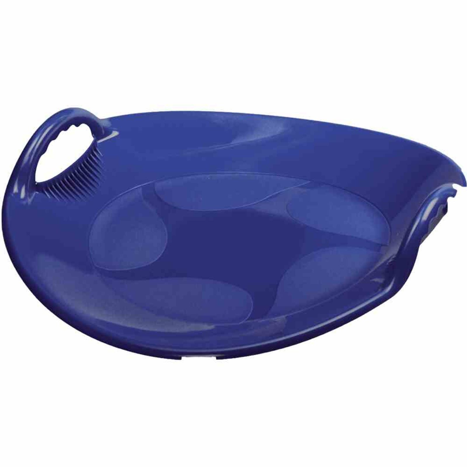 AlpenGaudi® Schneerutscher Schlitten Alpen Ufo blau HDPE stabil robust winterfest